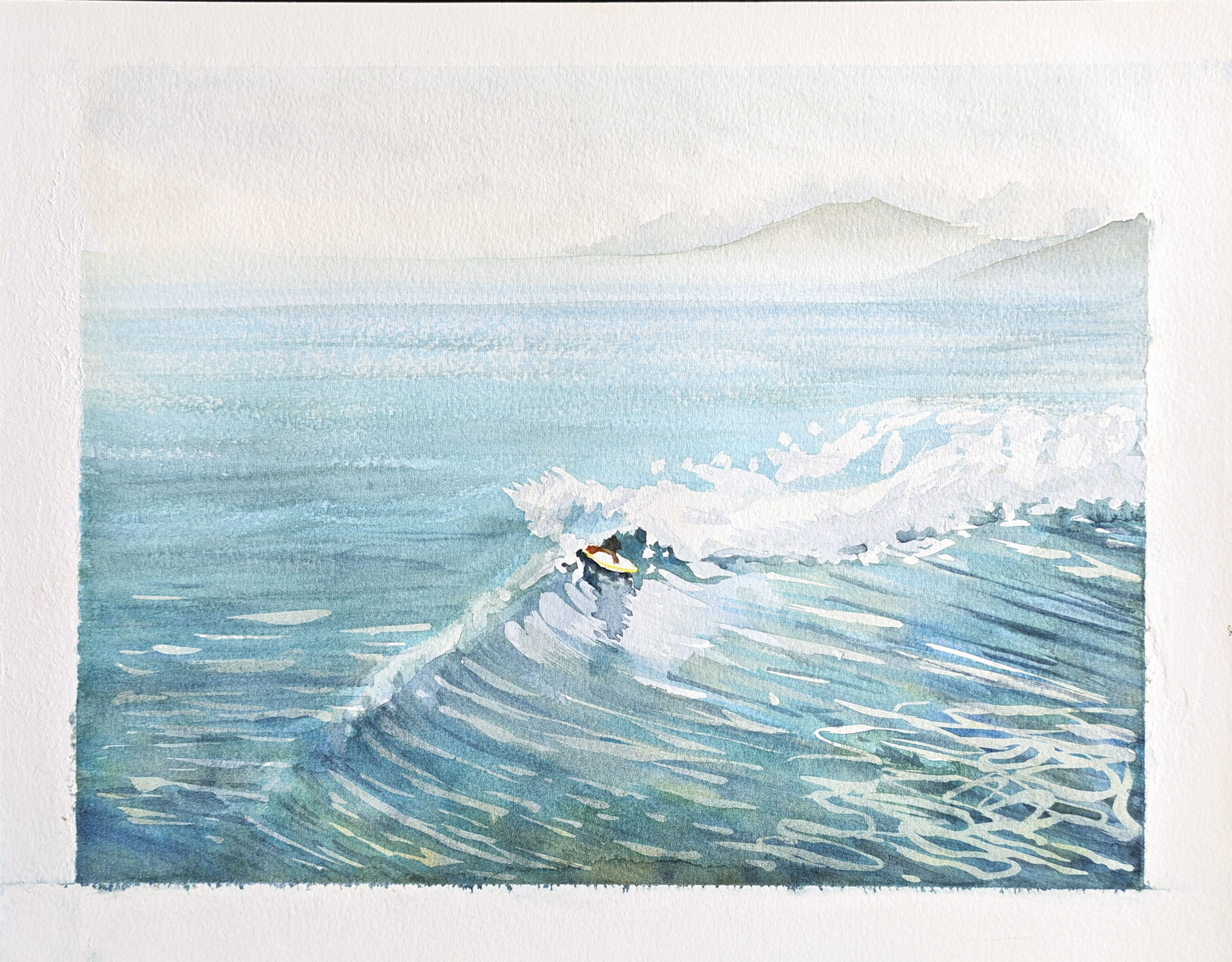 Surf Watercolor II